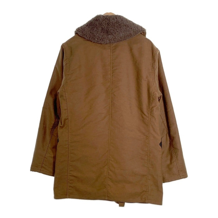 AtLast&Co. アットラスト FIELD COAT フィールドコート ショールカラー ボア ダブル ジャケット ブラウン Lot614 Size 40 福生店