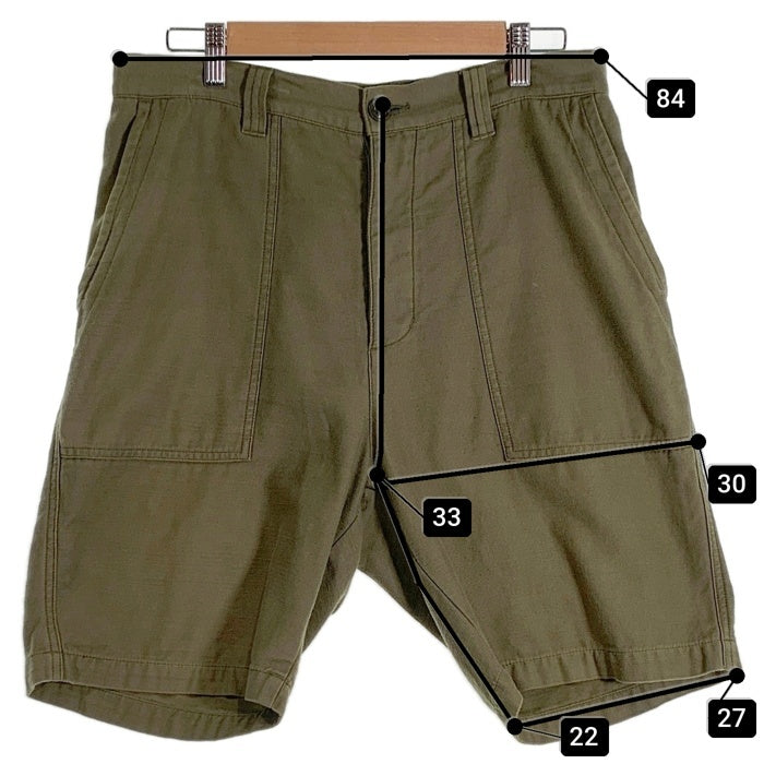 TENDERLOIN テンダーロイン ベイカーショートパンツ オリーブ ミリタリー Size S 福生店