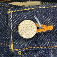 CALEE キャリー セルビッチ ストレート デニムパンツ 赤耳 インディゴ Size 34 福生店