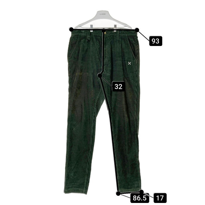 BLUCO ブルコ Corduroy Knickers Work Pants コーデュロイ ニッカーズ ワークパンツ  グリーン sizeXL 瑞穂店