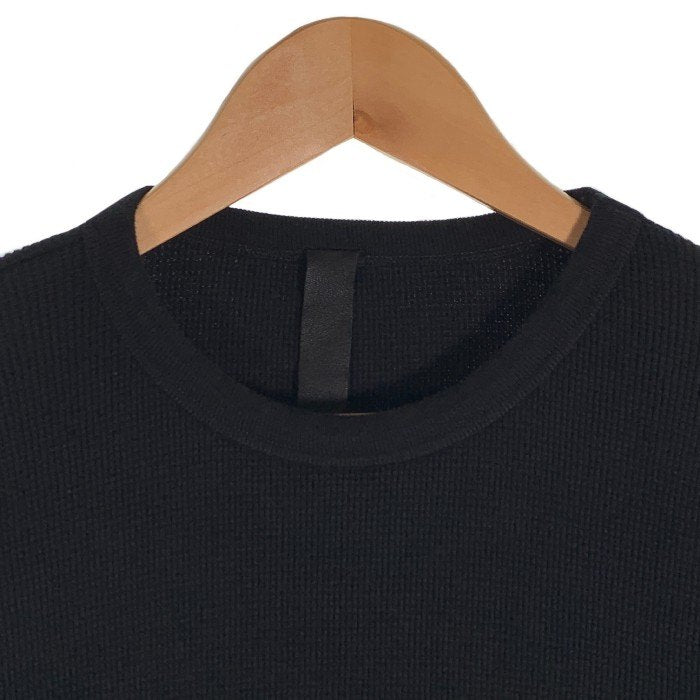 Chrome Hearts クロムハーツ Y NOT CROSS PTCHS THERMAL CREW L/S TEE サーマルカットソー ロングスリーブ レザークロスパッチ ブラック Size M 福生店