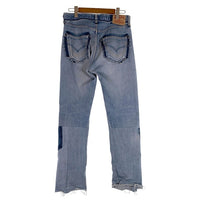READYMADE レディメイド DENIM FLARE 再構築 ダメージ加工 デニム フレア パンツ ライトブルー RE-CO-BL-00-00-243 Size Free 福生店