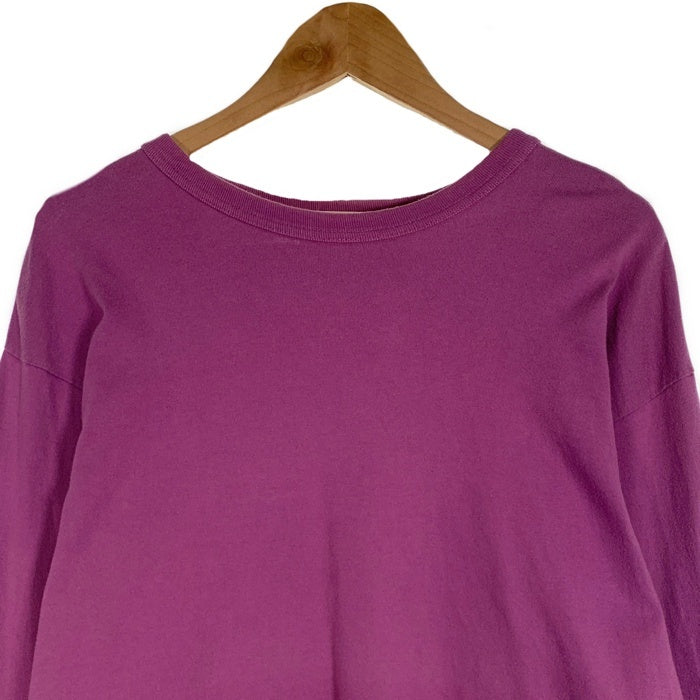 AURALEE オーラリー 18SS SOFT CORD L/S TEE ロングスリーブTシャツ パープル A85P01MT Size 5 福生店
