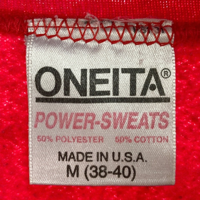 ONEITA オニータ USA製 90S CHICAGO BULLS スウェット トレーナー レッド sizeM 瑞穂店