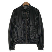 PRADA SPORT プラダスポーツ バンドカラー ジップアップ ナイロンジャケット ポリウレタンコーティング ブラック SGH223 Size 48 福生店
