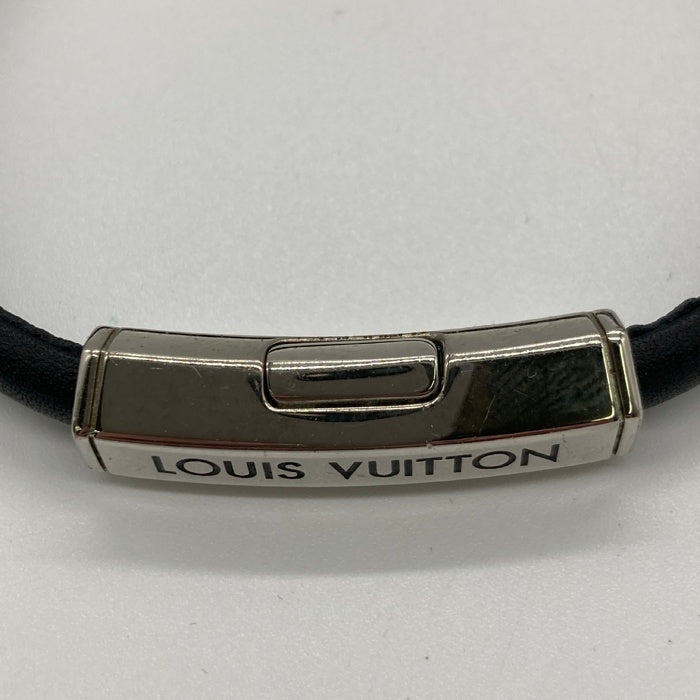 Louis Vuitton ルイヴィトン クリップ イット M8119E ブレスレット バングル ブラック×シルバー 瑞穂店