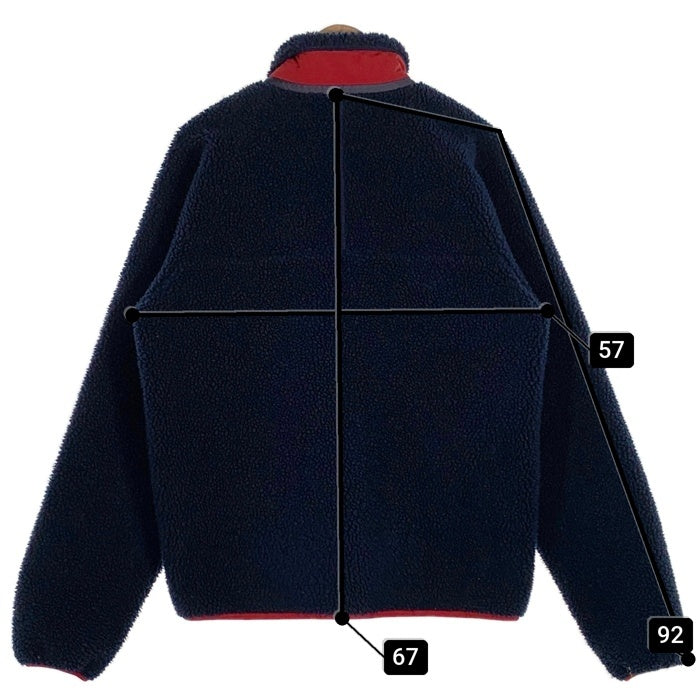 Patagonia パタゴニア Men's Classic Retro-X Jacket メンズ クラシック レトロ X ジャケット フリースジャケット ネイビー レッド 23056 Size M 福生店