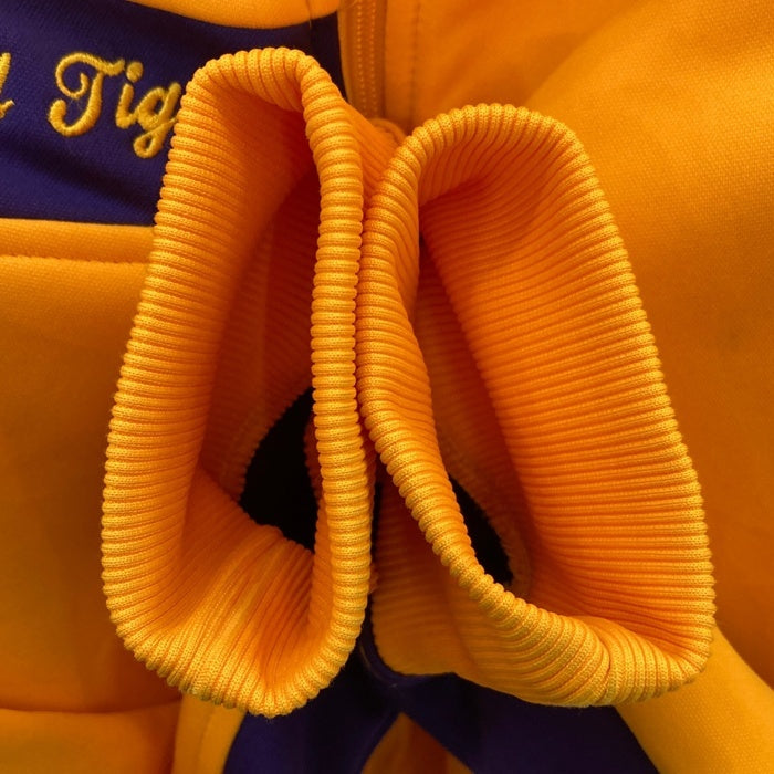 Columbia LSU TIGERS トラックジャケット イエローxパープル sizeL 瑞穂店