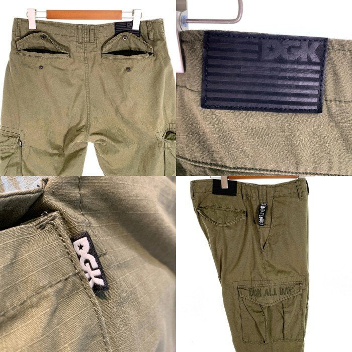 DGK ディージーケー カーゴパンツ オリーブ Size 34 福生店