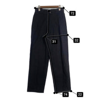 80-90's STUSSY ステューシー リネン コットン テーパードスラックス パンツ ブラック USA製 黒タグ Size 28 福生店