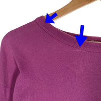 AURALEE オーラリー 18SS SOFT CORD L/S TEE ロングスリーブTシャツ パープル A85P01MT Size 5 福生店
