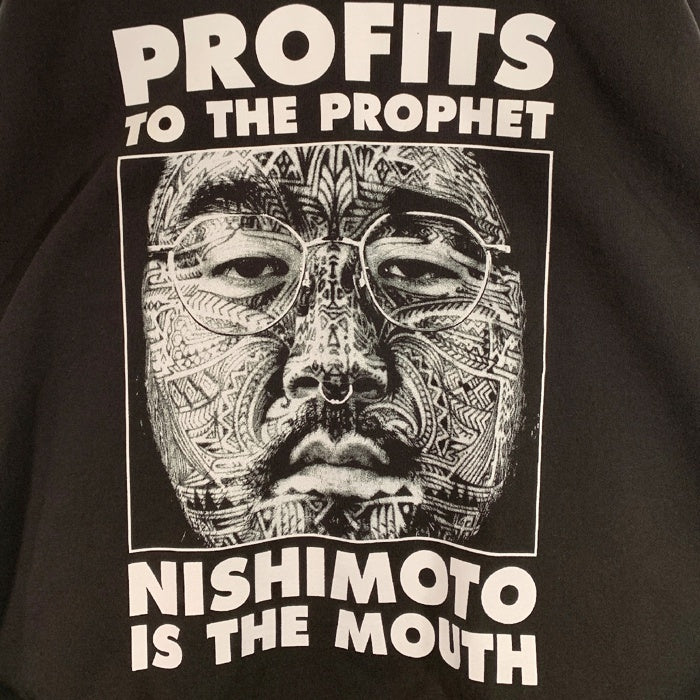 NISHIMOTO IS THE MOUTH ニシモトイズザマウス プリント プルオーバースウェットパーカー ブラック Size 2XL 福生店