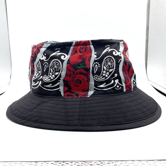 CHALLENGER チャレンジャー BROSH HOSOI BUCKET HAT コットン プリント バケットハット ブラック Size L (約60cm) 福生店