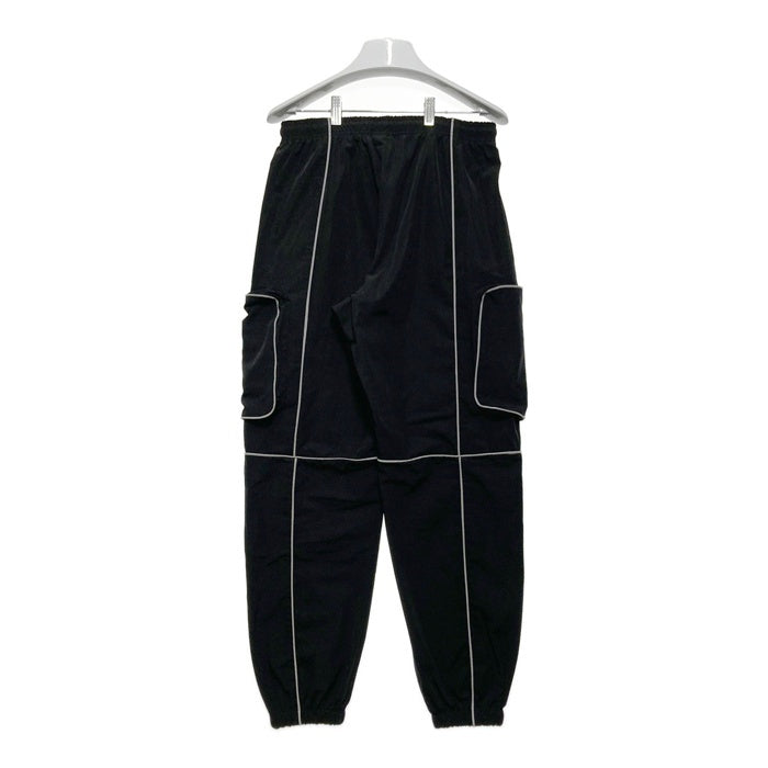 OY オーワイ カーゴ ジョガーパンツ リフレクターパイピング ブラック Size S 相当 瑞穂店