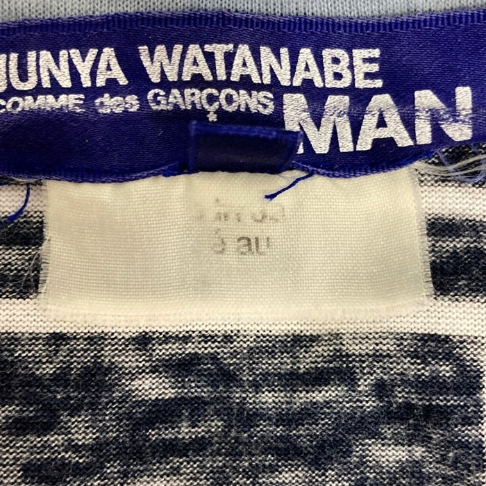 JUNYA WATANABE COMME des GARCONS MAN ジュンヤワタナベ コムデギャルソンマン WO-T002 AD2014 パッチワーク 総柄 Tシャツ ブルー sizeS 瑞穂店