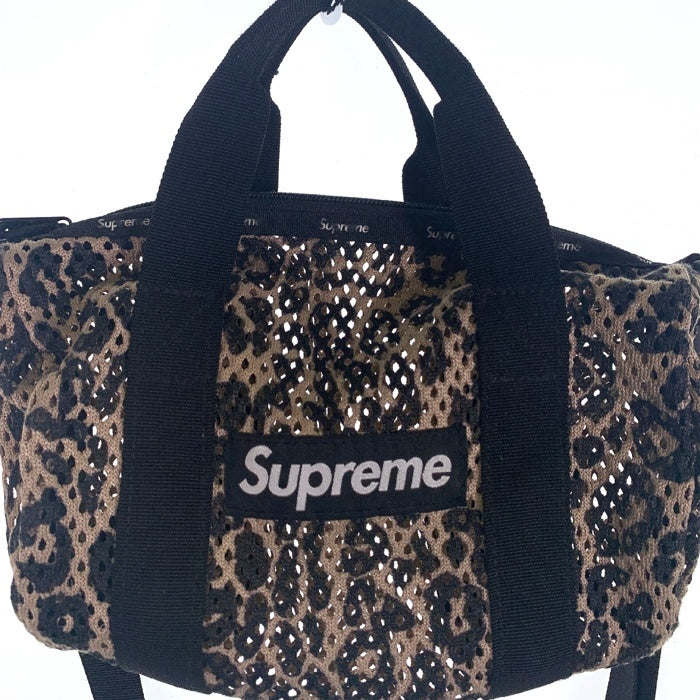SUPREME シュプリーム 23SS Mesh Mini Duffle Bag メッシュミニダッフルバッグ レオパード 福生店