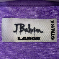 J Balvin ジェイバルビン TAKASHI MURAKAMI 村上隆 KAIKAI KIKI  MORADO SPRAY PAINT TEE Tシャツ パープル sizeL 瑞穂店