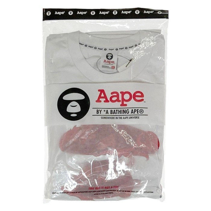 aape BY A BATHING APE エーエーピーイー アベイシングエイプ プリントTシャツ  2024 福袋 ホワイト sizeXXL 瑞穂店