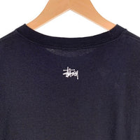 00`s STUSSY ステューシー スカルボーン ロゴプリント Tシャツ ブラック メキシコ製 Size L 福生店