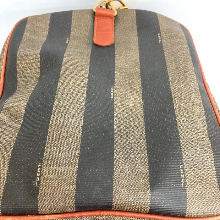 FENDI フェンディ ペカン柄 2WAY ボストンバッグ ブラック