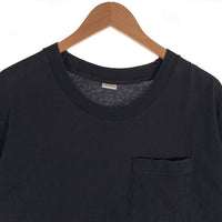 80's FRUIT OF THE LOOM フルーツオブザルーム 半袖 ポケット Tシャツ ブラック USA製 Size XL 福生店