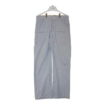 ENGINEERED GARMENTS エンジニアードガーメンツ シアサッカーストライプ マルチポケットパンツ ブルー size30 瑞穂店