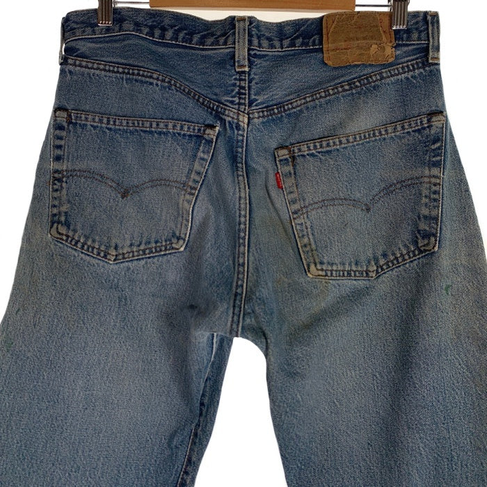 80's Levi's リーバイス 501 デニムパンツ レッドライン 赤耳 インディゴ ペンキ ダメージ リペア有 Size 35×36 福生店