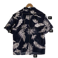RATS ラッツ 25SS ALOHA S/S SHIRT アロハシャツ 半袖 ネイビー コットン レーヨン 25’RS-0507 Size M 福生店