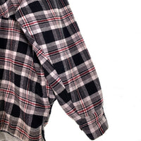 90's~ Stillwater Supply Co ジップアップ フランネルチェックシャツジャケット 中綿 グレー ブラック Size L 福生店