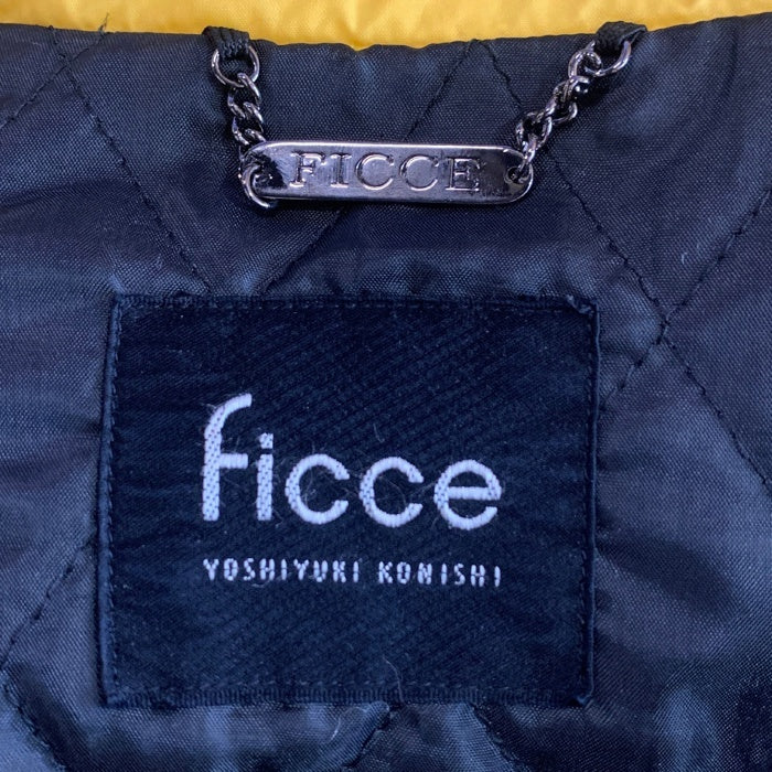 Ficce フィッチェ ジップアップ ナイロンブルゾン ジャケット イエロー 中綿 ヨシユキコニシ Size 不明 福生店