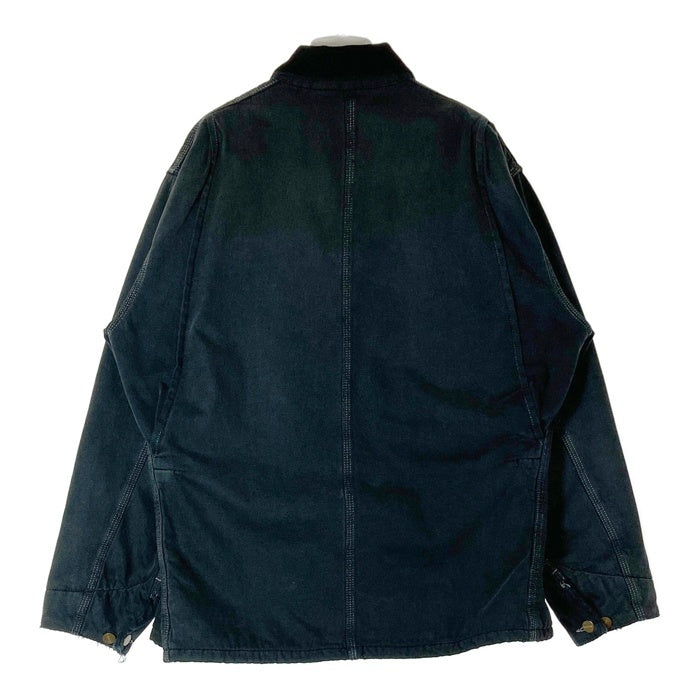 Carhartt カーハート 推定90's オフセットループ 裏ブランケット ミシガン チョアコート カバーオール ブラック size- 瑞穂店
