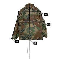 80's U.S.ARMY 米陸軍 M-65 フィールドジャケット ミリタリー カモフラージュ 87年会計 Size L-R 福生店