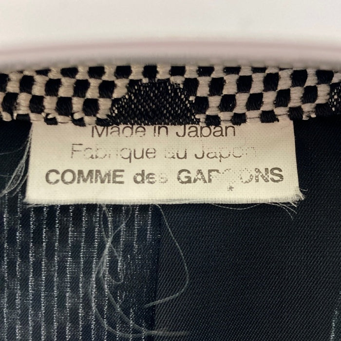 COMME des GARCONS HOMME PLUS コムデギャルソンオムプリュス PJ-J081 AD2012 異素材切替 花柄チェック 水玉 4つボタン テーラードジャケット ブラック sizeS 瑞穂店