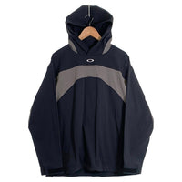 Oakley オークリー Pullover Hoodie Wide プルオーバーフーディー ワイド ウインドブレーカー ジャケット ブラック グレー FOA406949 Size M (JP L) 福生店