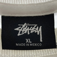 STUSSY ステューシー ホースフォト バックプリントＴシャツ ホワイト sizeXL※襟汚れあり★ 瑞穂店
