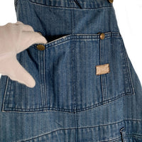 CUTRATE カットレイト USED加工 デニムオーバーオール ライトブルー Size L 福生店