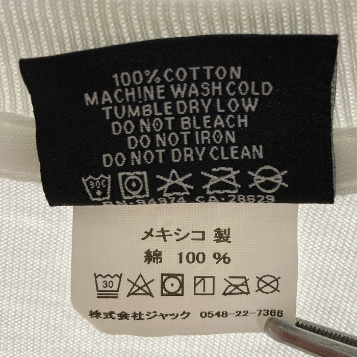 STUSSY ステューシー ホースフォト バックプリントＴシャツ ホワイト sizeXL※襟汚れあり★ 瑞穂店