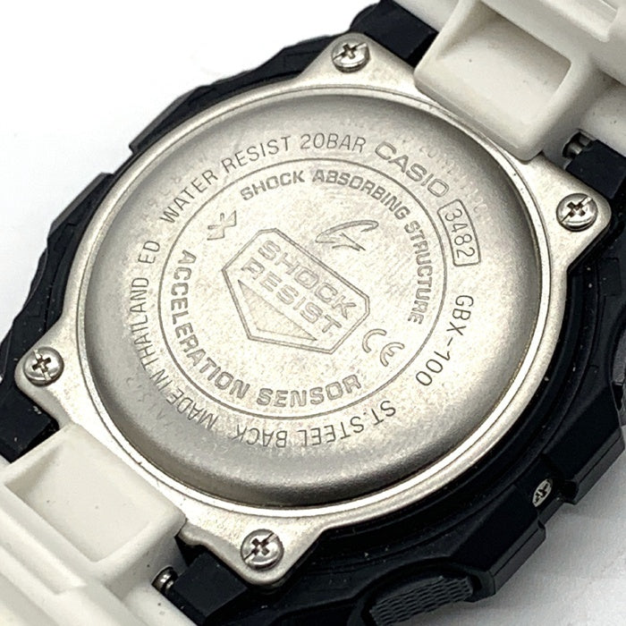 CASIO カシオ G-SHOCK G-LIDE デジタルクォーツ腕時計 GBX-100 シルバー ブラック ホワイト 福生店