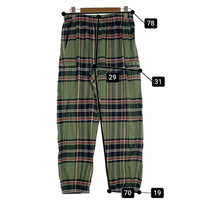 SUPREME シュプリーム 20AW Tartan Flannel Skate Pant タータンチェック フランネルスケートパンツ グリーン Size M 福生店
