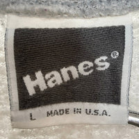 Hanes ヘインズ 90's USA製 ラグランスリーブ スウェットトレーナー グレー sizeL 瑞穂店