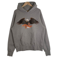 Subculture サブカルチャー 22AW EMBLEM EAGLE HOODIE エンブレムイーグルフーディ プルオーバースウェットパーカー グレー SCHP-A2205 Size 3 福生店