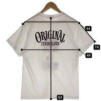 TENDERLOIN テンダーロイン sKetChboOok3 スケッチブック WEST ウエスト T-SHIRT プリントTシャツ ホワイト Size M 福生店