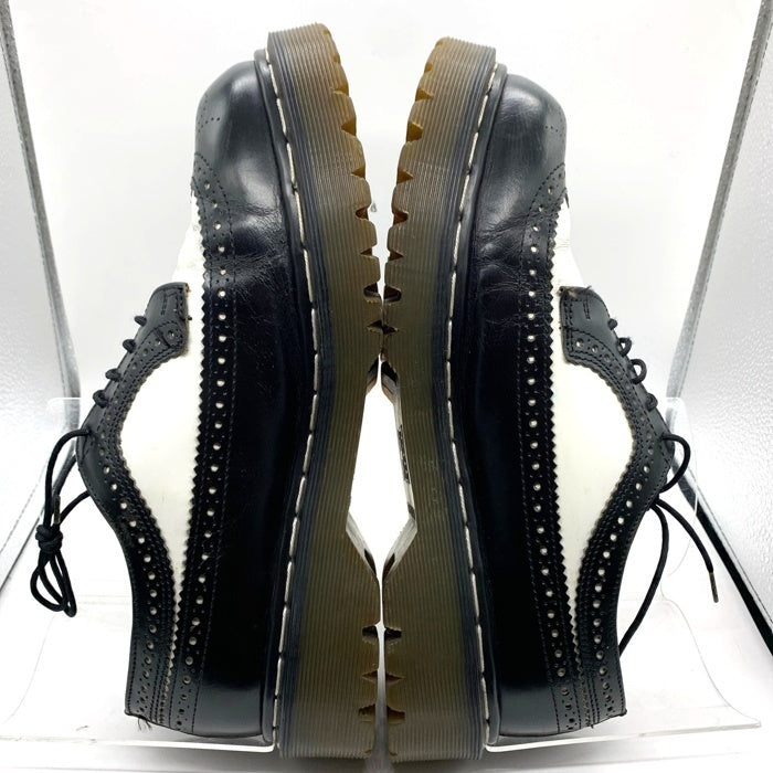 Dr.Martens ドクターマーチン ウィングチップ レザーシューズ ブラック ホワイト イングランド製 3989/34 Size UK 8 (約27cm) 福生店