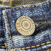 FULLCOUNT フルカウント 0105XX ストレートデニム ダートフォード スーパースムース ジーンズ インディゴ UDES加工 Size 34 福生店