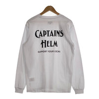 CAPTAINS HELM キャプテンズヘルム SYL LOGO L/S TEE ロゴプリント ロングスリーブTシャツ 長袖 ホワイト CH23-SP-T02 Size  L 福生店