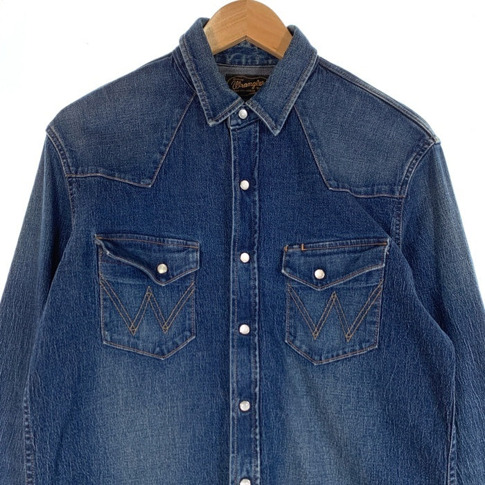 Wrangler ラングラー nano・universe ナノユニバース 別注 ウエスタン デニムシャツ ライトブルー S9102 Size L 福生店