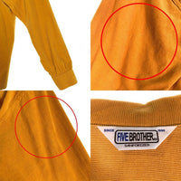 FIVE BROTHER ファイブブラザー 長袖 コーデュロイ オープンカラー シャツ イエロー 152430 Size L 福生店