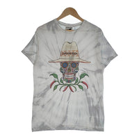 CAPTAINS HELM キャプテンズヘルム NOVOL MEXICAN SKULLCHILI TEE メキシカンスカル プリントTシャツ シルバー CH22-SP-T21 Size M 福生店
