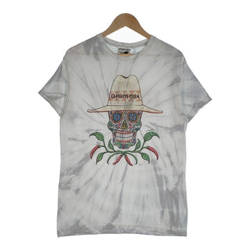 CAPTAINS HELM キャプテンズヘルム NOVOL MEXICAN SKULLCHILI TEE メキシカンスカル プリントTシャツ シルバー CH22-SP-T21 Size M 福生店