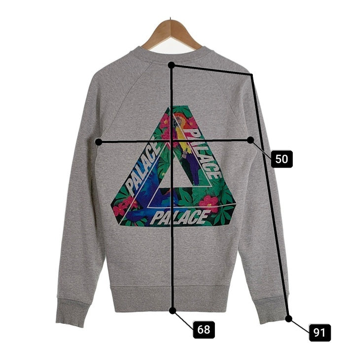 PALACE SKATEBOARDS パレス スケートボード クルーネックスウェット グレー Size S 福生店